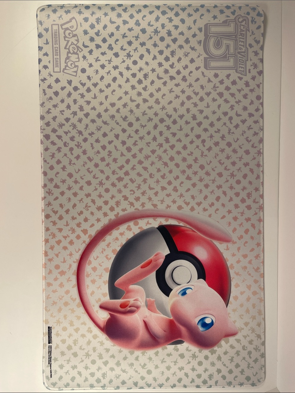 Pokémon Mew Table Playmat with Poké Ball 151 Design